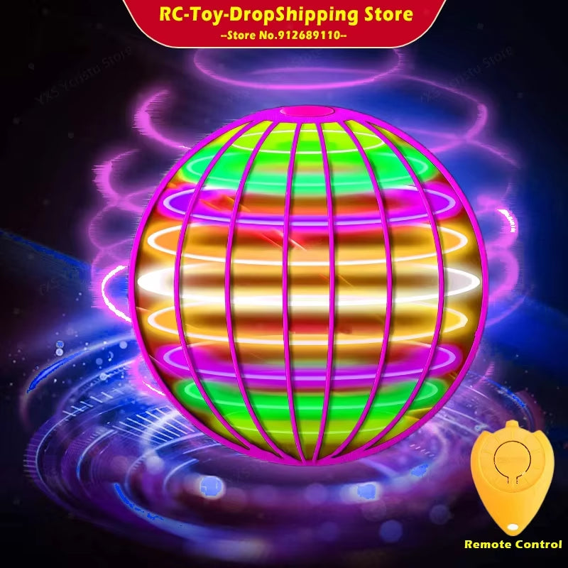 Flying Orb Ball 2023 Galaxy Cosmic Globe UFO Boomerang Suspension Ball Galatic Fidget Spinner Mini Drone Cool Toy Birthday Gift