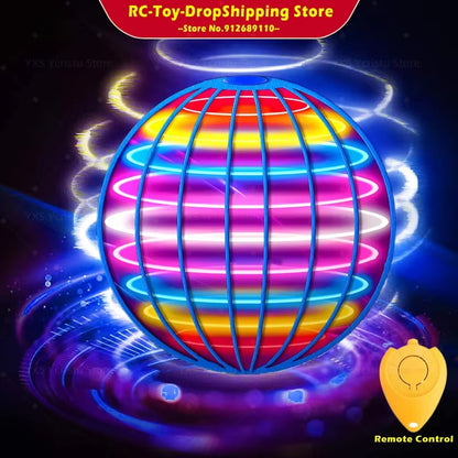 Flying Orb Ball 2023 Galaxy Cosmic Globe UFO Boomerang Suspension Ball Galatic Fidget Spinner Mini Drone Cool Toy Birthday Gift